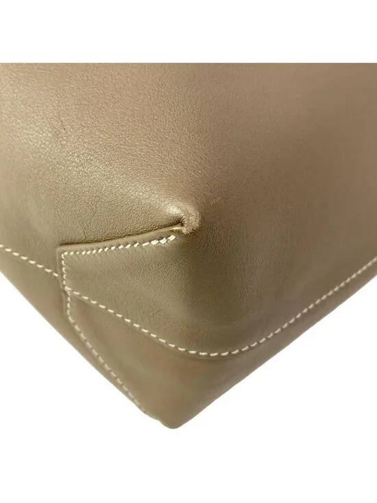 Hermes Tote Double Sens 45 Etoupe Cles Black Reversible Tricolor - Picture 8 of 16